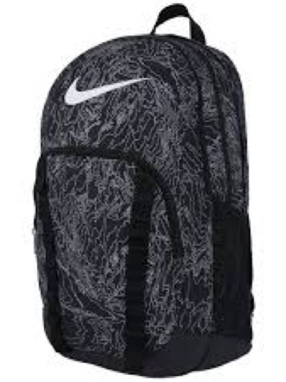 NWT Nike Men’s Brasilia 7 Graphic XL Black & White Swirl Pattern Backpack
